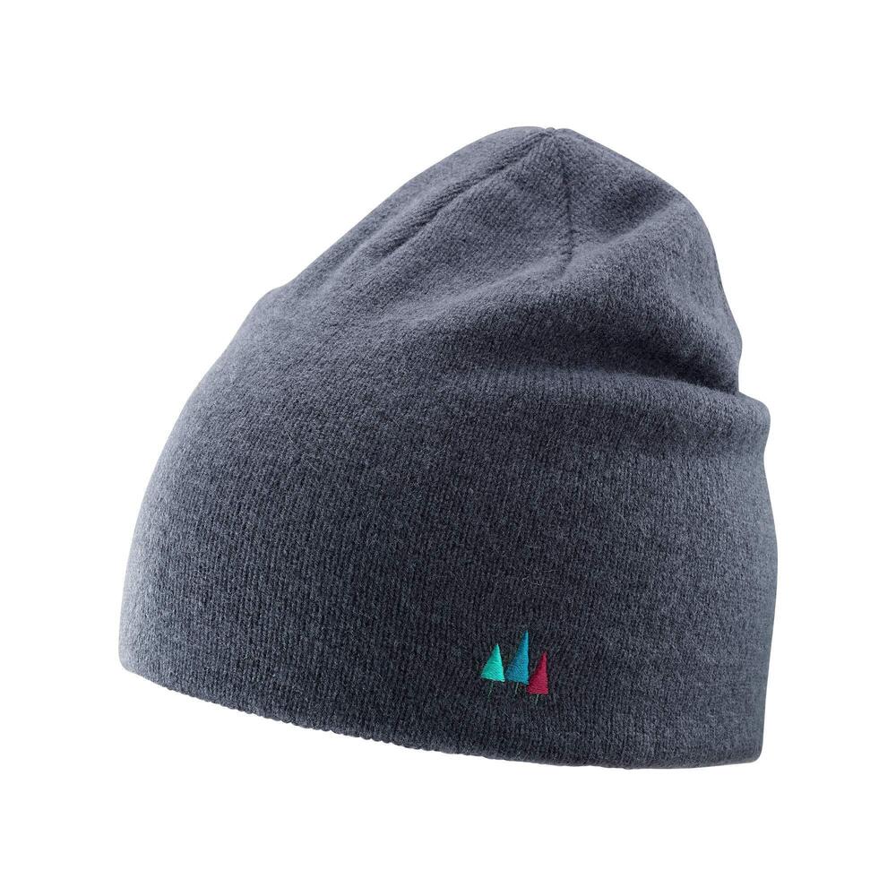 8074 Unisex Angel Beanie, Graphite, One Size